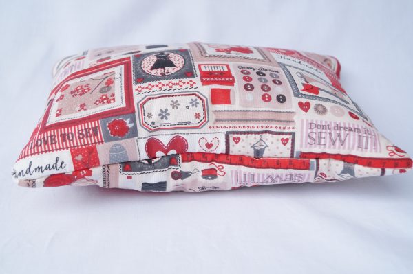 🧵 Lavender Pillow with Sewing Studio Design