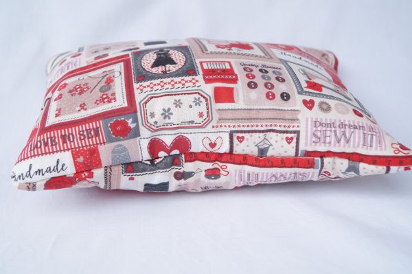 🧵 Lavender Pillow with Sewing Studio Design