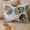 💀 Tanis Lavender Pillow – Soft Lavender Pillow with Gothic Skull Motif