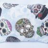 💀 Tanis Lavender Pillow – Soft Lavender Pillow with Gothic Skull Motif
