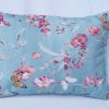🌺 Turquoise Floral Lavender Pillow – Soft Aromatherapy Pillow
