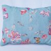 🌺 Turquoise Floral Lavender Pillow – Soft Aromatherapy Pillow