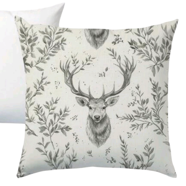 Decorative Pillow Cover 'Deer'