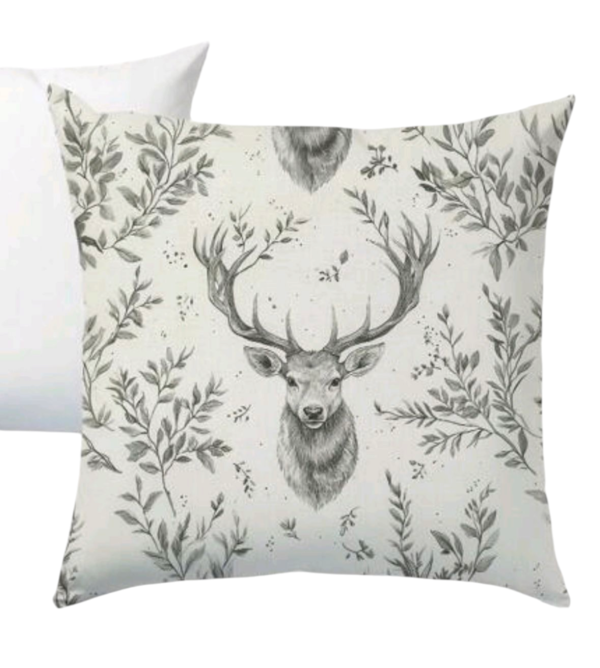 Decorative Pillow Cover 'Deer'