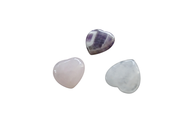 🕯️ Candle for luck and love – with rose quartz, amethyst, and clear quartz ✨💖