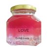 🕯️ Candle for luck and love – with rose quartz, amethyst, and clear quartz ✨💖