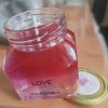 🕯️ Candle for luck and love – with rose quartz, amethyst, and clear quartz ✨💖
