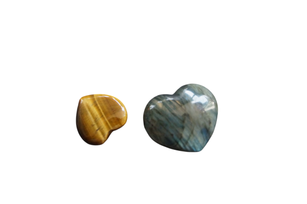 🕯️ Health and Abundance Candle – with Labradorite and Tiger's Eye