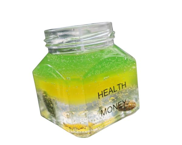 🕯️ Health and Abundance Candle – with Labradorite and Tiger's Eye