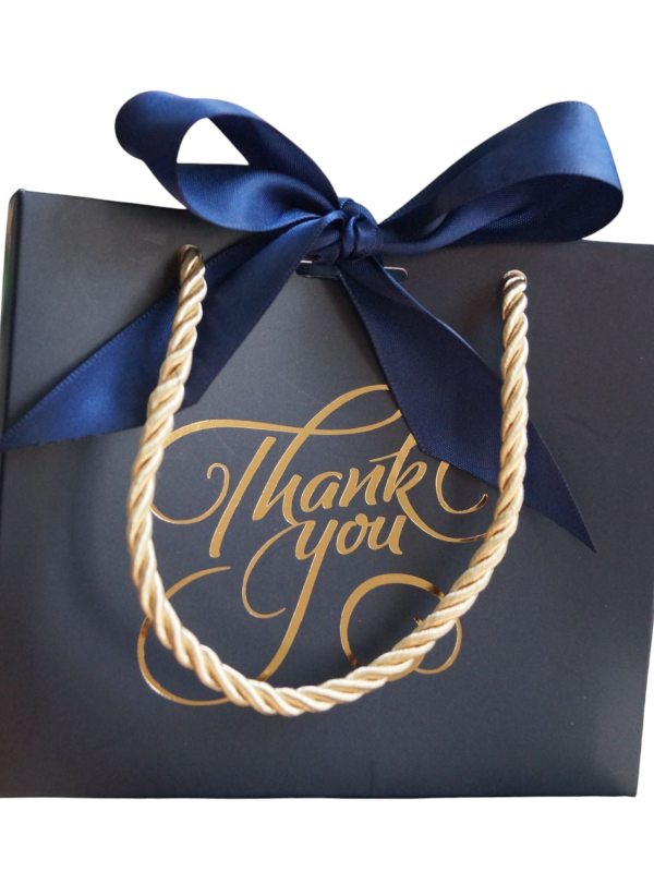 💙 Elegant Blue Gift Bag – For 1 to 2 Candles
