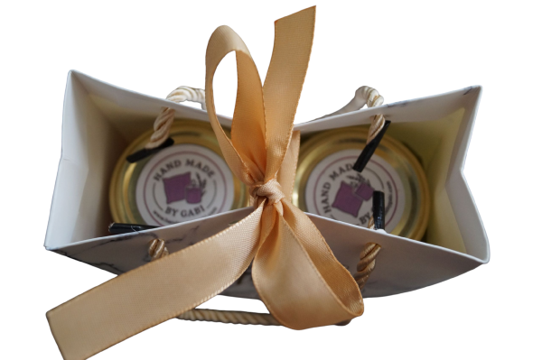 ❤️ Elegant Red Gift Bag – For 1 to 2 Candles