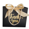 🖤 Elegant Black Gift Bag – For 1 to 2 Candles