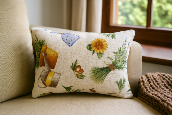 💜 Provence Lavender Pillow – Calming Scented Pillow in French Country Style
