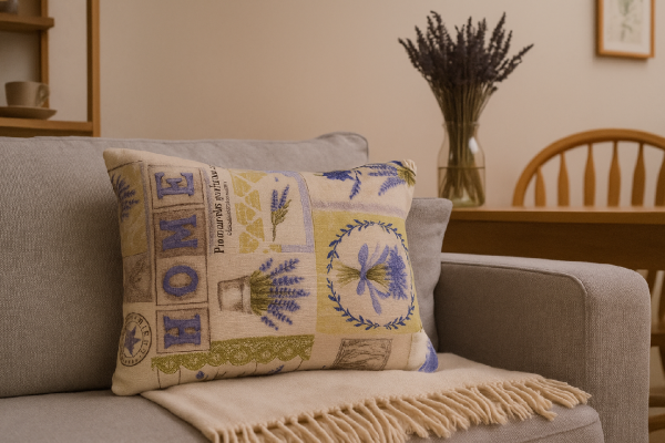💙 Blue Dress Lavender Pillow – Elegant Scented Pillow with a Stylish Design