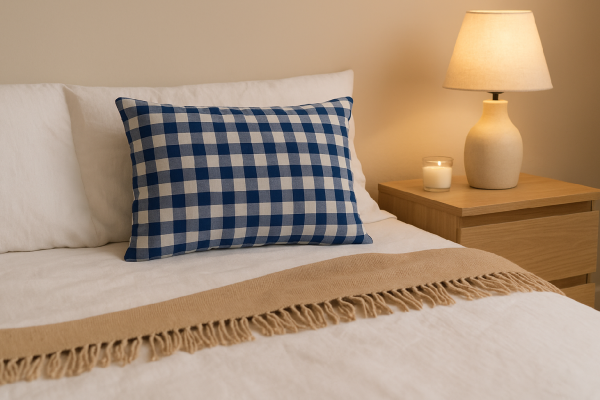 💙 Blue Rebeca Lavender Pillow – Cozy Scented Pillow with Elegant Design