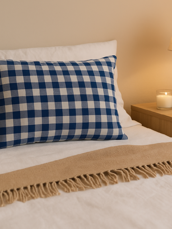 💙 Blue Rebeca Lavender Pillow – Cozy Scented Pillow with Elegant Design
